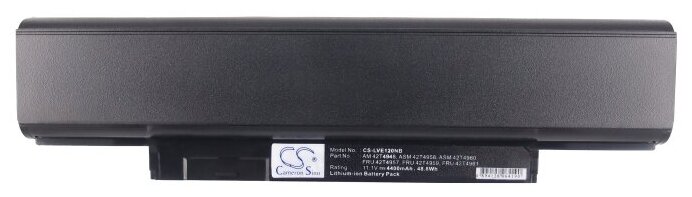 Аккумуляторная батарея для ноутбука Lenovo ThinkPad Edge E125 10.8-11.1V (4400-5200mAh) — фото 6