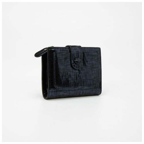 Кошелек на кнопке, цвет синий