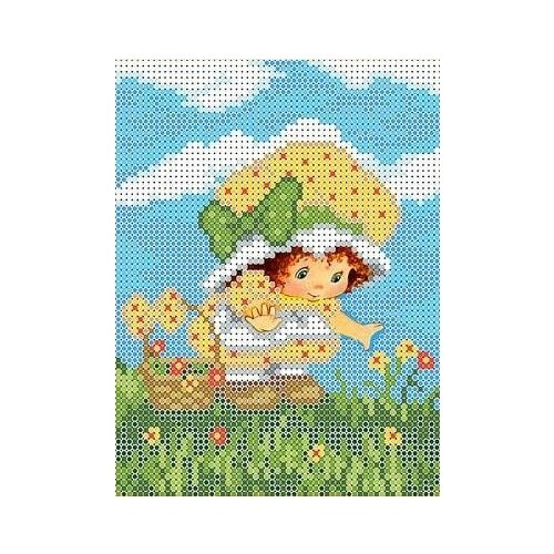 фото Набор первые цветы бисер 13х18 каролинка кблн 5004 13х18 каролинка кблн 5004)