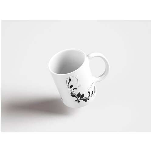 фото Кружка "угол, круги, декоративный 320 мл. белая" lotsprints