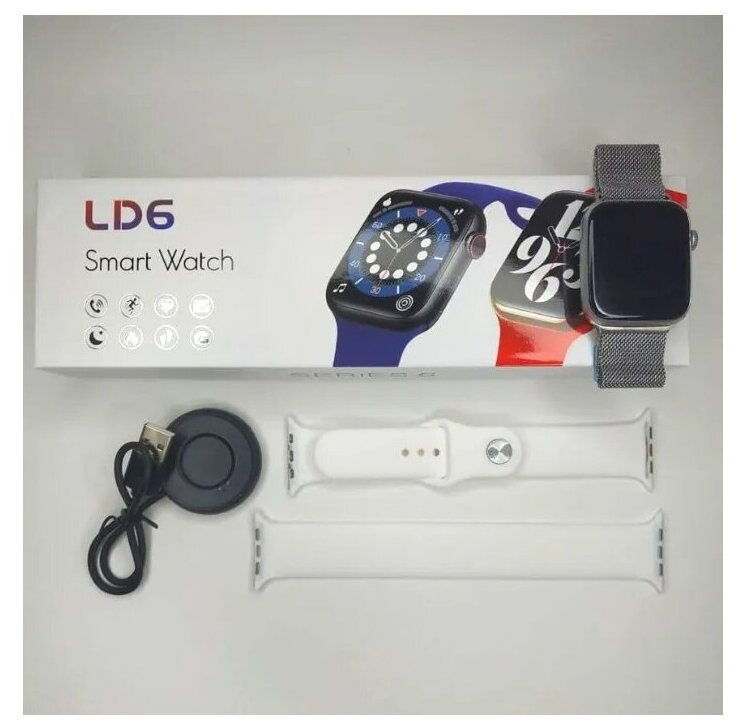Ремешок в комплектеСмарт часы Smart watch ld6