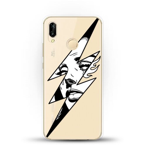 фото Силиконовый чехол молния на huawei nova 3e andy & paul