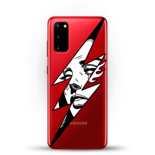 фото Силиконовый чехол молния на samsung galaxy s20 andy & paul