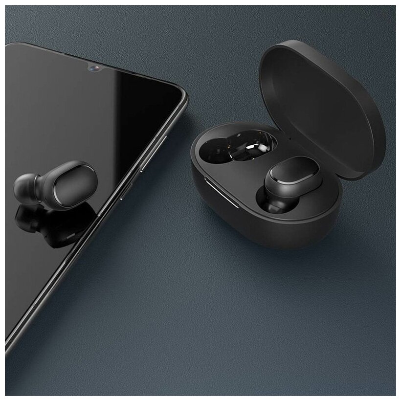 Гарнитура XIAOMI Mi True Wireless Earbuds Basic 2S, Bluetooth, вкладыши, черный [bhr4273gl] - фото №17
