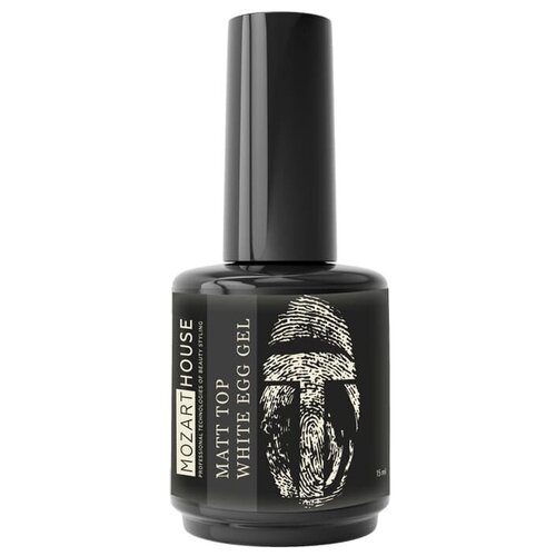 Mozart House, GEL POLISH Matt Top Black Egg Gel МН 15мл