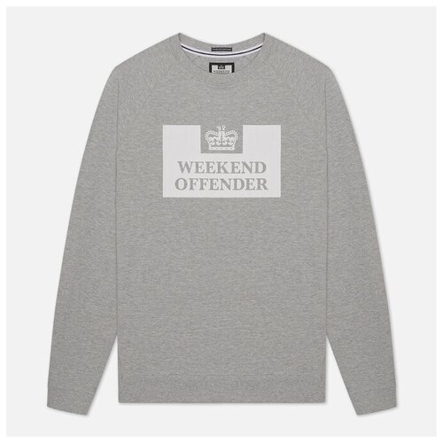 фото Мужская толстовка weekend offender penitentiary classic серый, размер xxxl
