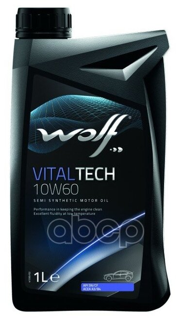 Wolf Масло Моторное Vitaltech 10w60 1l