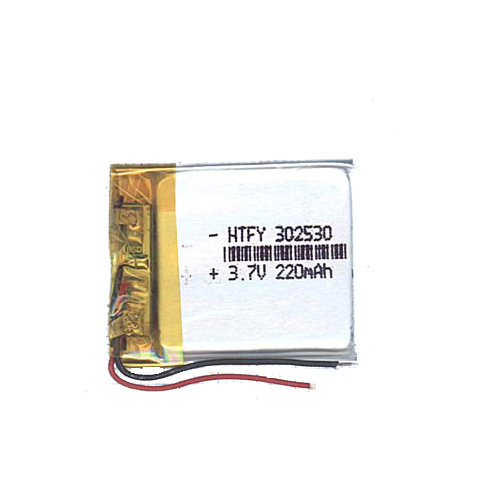 Аккумулятор Li-Pol (батарея) 3*25*30мм 2pin 3.7V/220mAh