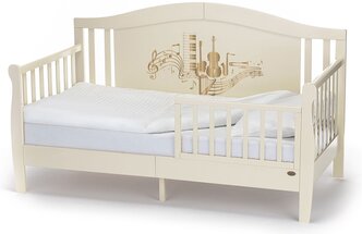 Кровать детская Nuovita Stanzione Verona Div Musica, размер (ДхШ): 168х85 см, спальное место (ДхШ): 160х80 см, цвет: vaniglia/ваниль