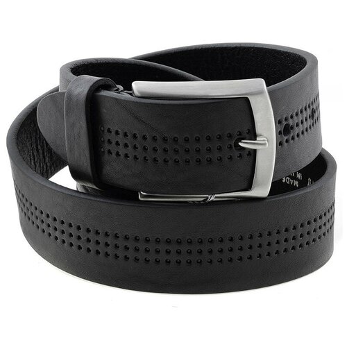 фото Мужской кожаный ремень tony perotti 2/40/1-115 черный