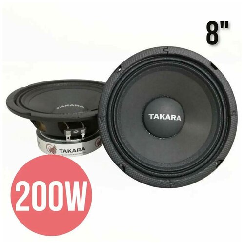 Колонки автомобильные TAKARA Dance 8S эстрадные 2 динамика 384800₽