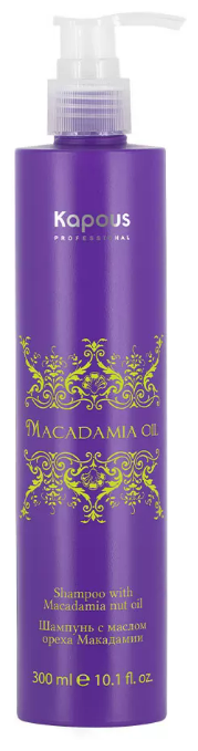 Шампунь с маслом ореха макадамии серии "Macadamia Oil" 300 мл. Kapous