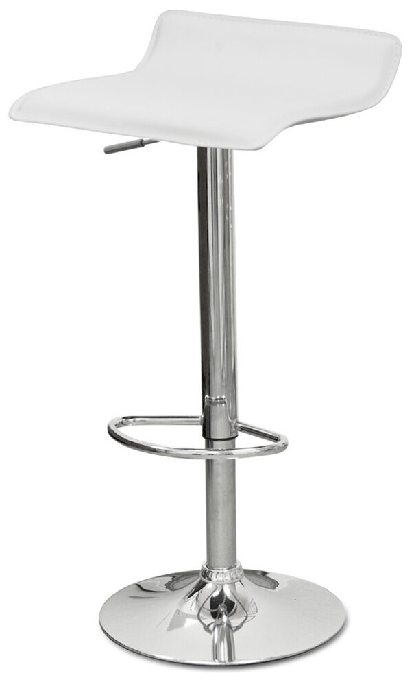фото Барный стул Barneo N-38 Latina белая кожа