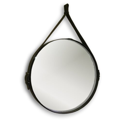 Aquanika Зеркало Aquanika AQC5151RU15 COUNTRY 51 см в обрамлении из джутовой веревки с фурнитурой коричневая кожа 10731₽