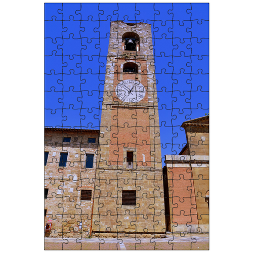 фото Магнитный пазл 27x18см."отель campanile, часы, торре" на холодильник lotsprints