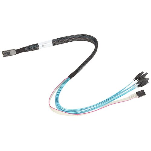 Интерфейсный кабель LSI Интерфейсный кабель LSI LSI00410 Вилки кабеля SATA,SFF8643 Длина кабеля 0.6м.