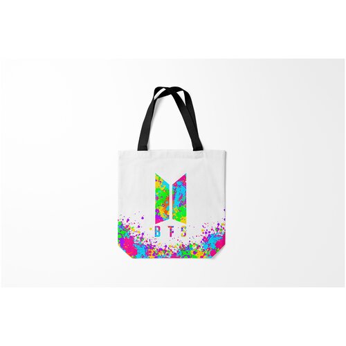 фото Сумка-шоппер / 40х40 см / k pop / bts colors burnettie