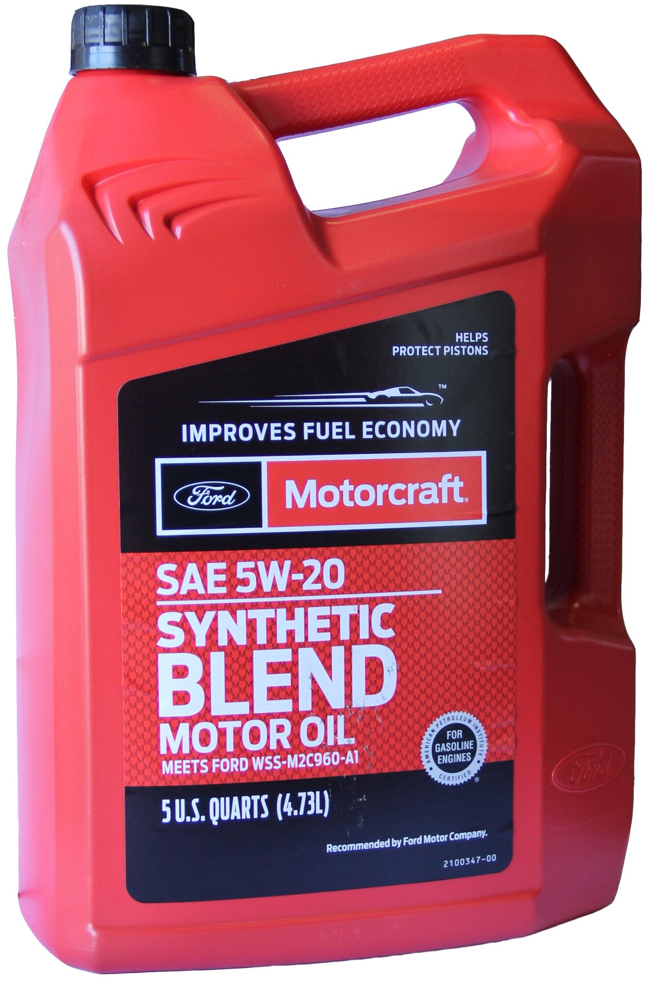 Масло моторное синтетическое "Premium Synthetic Blend Motor Oil 5W-20", 4.73л. арт. XO5W205Q3SP