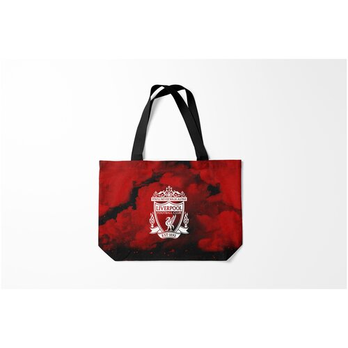 фото Сумка-шоппер / 46х35 см / футбол / liverpool burnettie