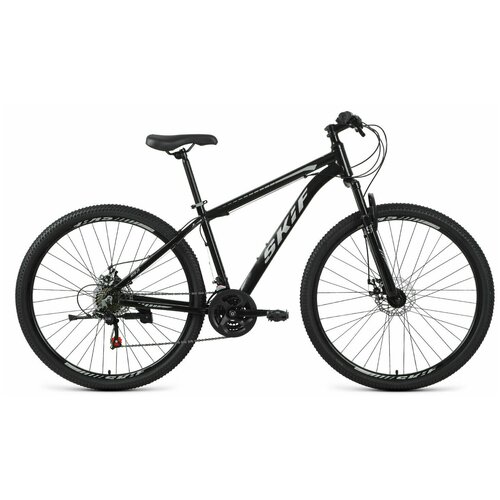 Велосипед SKIF 29 Disc 2021 горный взрослый рама 17 колеса 29 черныйсеребристый 163кг 1937000₽