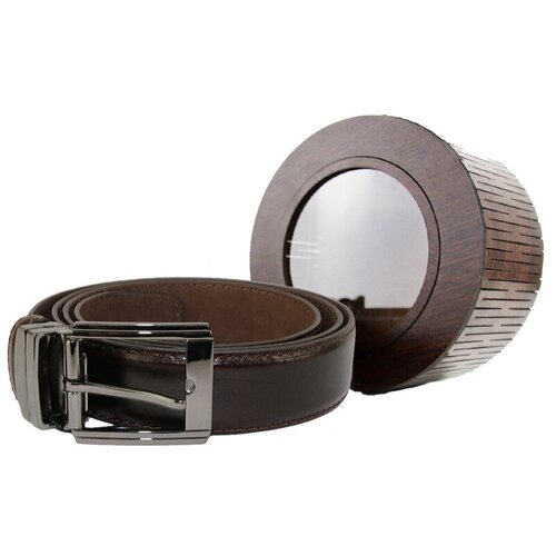 фото Ремень wild bear rm-066f dark-brown premium (120 см)