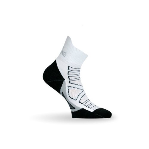 фото Носки lasting rpc 098, microfiber+polypropylene, белый с черной подошвой и серой полоской, размер xl (rpc098-xl)