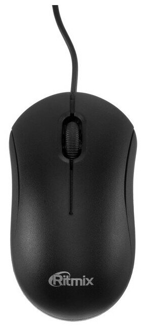 Мышь Ritmix ROM-111 проводная оптическая 800 dpi USB чёрная