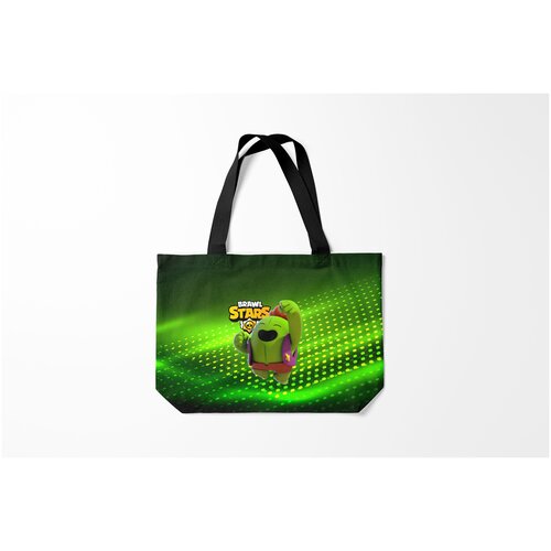 фото Сумка-шоппер / 46х35 см / геймерам / brawl stars brawn spike burnettie