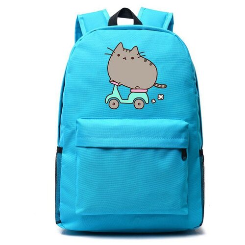 фото Рюкзак кот пушин на скутере оранжевый №1 noname