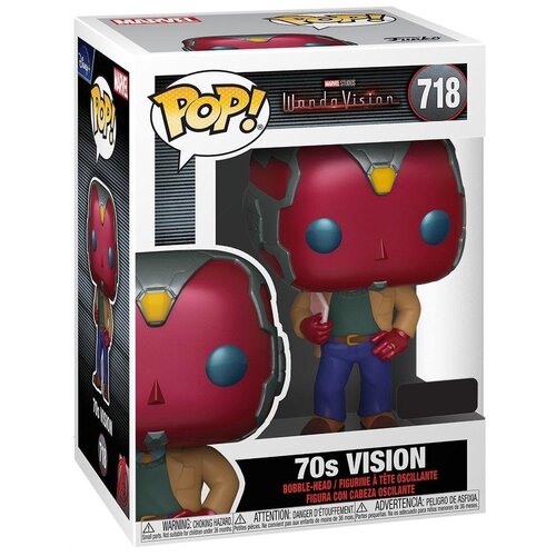 Фигурка Funko POP! Bobble Marvel WandaVision Vision 70s (Стикер Special Edition)