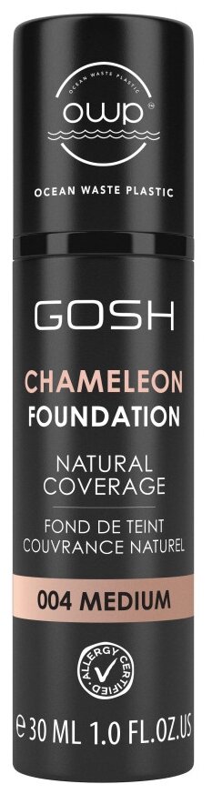 GOSH Тональное средство Chameleon Foundation, 30 мл, оттенок: 6 Medium Dark