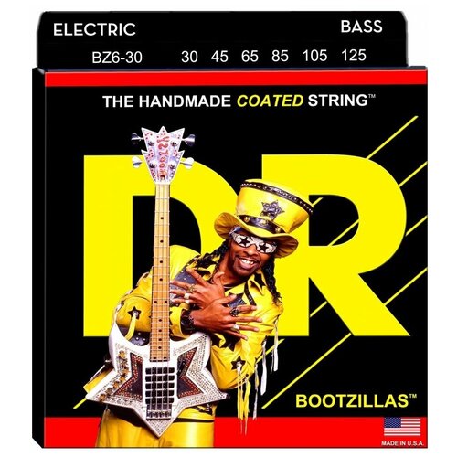 DR Strings BZ6-30 Струны для 6-струнной бас-гитары dr strings tmh6 30 струны для 6 струнной бас гитары