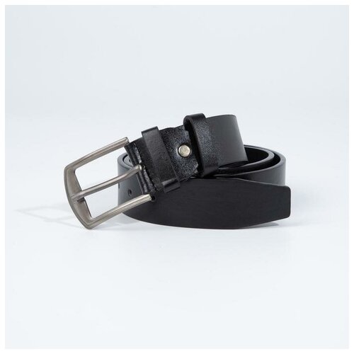 фото Ремень мужской, ширина 4 см, винт, пряжка металл, цвет чёрный walmart