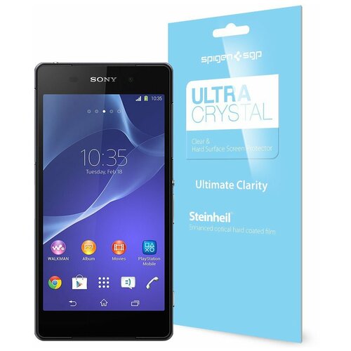 Защитная пленка SPIGEN для Sony Xperia Z2 - Steinheil - Ultra Crystal - SGP10825