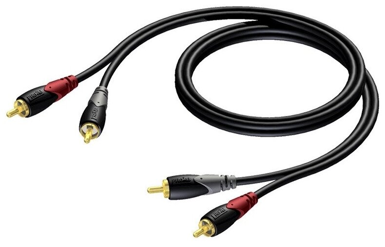 Кабель аудио 2xRCA - 2xRCA Procab CLA800/1 1.0m