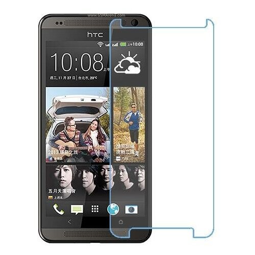 HTC Desire 700 dual sim защитный экран из нано стекла 9H одна штука