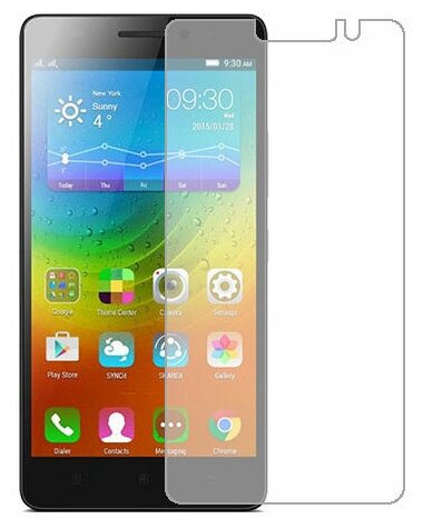 Lenovo A7000 Plus защитный экран Гидрогель Прозрачный (Силикон) 1 штука