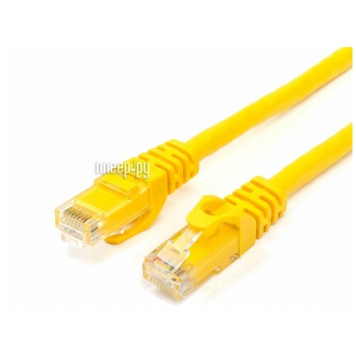 Кабель CAT5E UTP 3M YELLOW AT2154 Atcom atcom кабель для интернета патч корд utp at2156 rj45 cat 6 0 5 m желтый