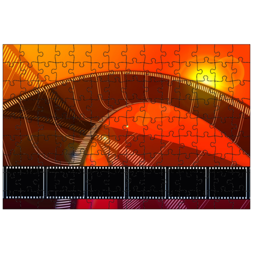фото Магнитный пазл 27x18см."видео, проектор, кинопроектор" на холодильник lotsprints