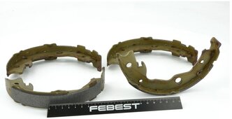 Барабанные тормозные колодки задние FEBEST 0202-T31R для Toyota, Nissan, Lexus (4 шт.)