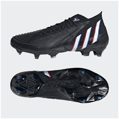 Бутсы adidas, размер 41, черный бутсы adidas predator edge fg gv7381 р р 38 5rus розовый