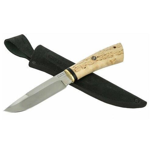 нож засапожный малый сталь х12мф рукоять карельская береза Нож Турист (сталь Х12МФ, рукоять карельская береза)