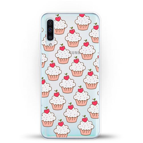 фото Силиконовый чехол капкейки на samsung galaxy a50s andy & paul