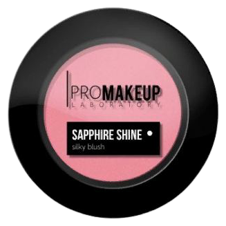 ProMAKEUP Laboratory Румяна Sapphire Shine шелковистые с сияющим эффектом, 01 soft pink/нежно-розовый