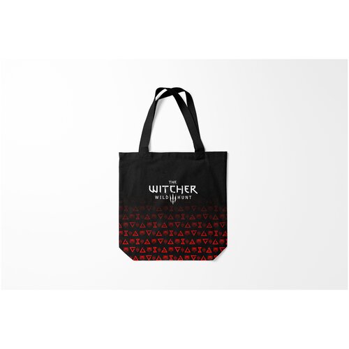 фото Сумка-шоппер / 40х40 см / геймерам / the witcher 1 burnettie