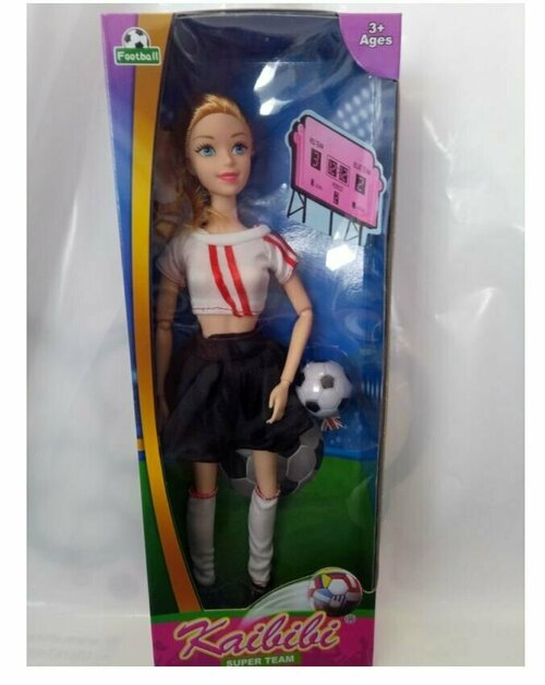 Кукла Kaibibi Футболистка, белая