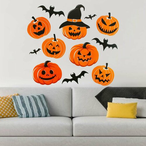 Декор на стену Страхи и ужасы набор 12 шт 399₽