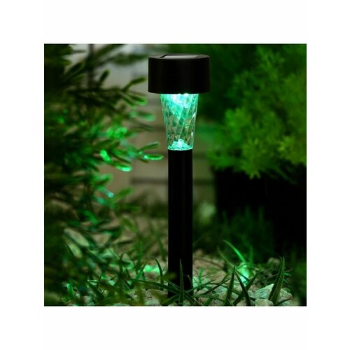 Садовый фонарик на солнечной батарее «Трапеция», мульти RGB