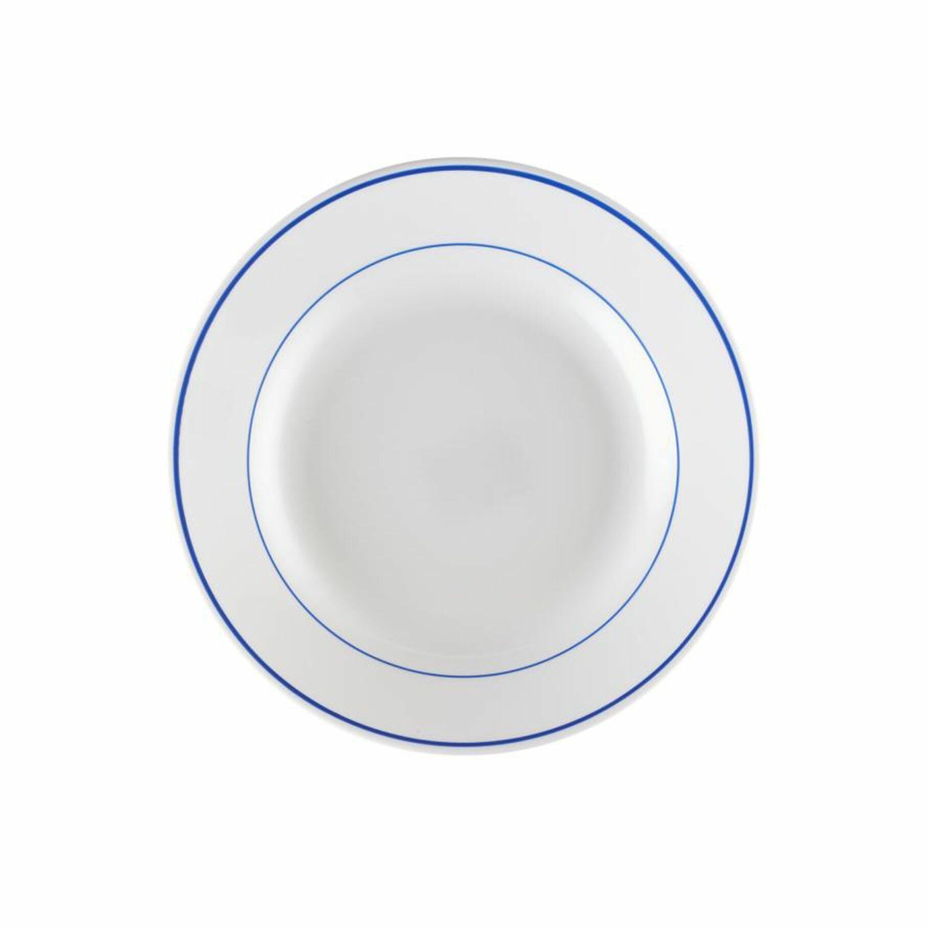 Тарелка CHEF&SOMMELIER, 19,5 см, фарфор, цвет белый-синий