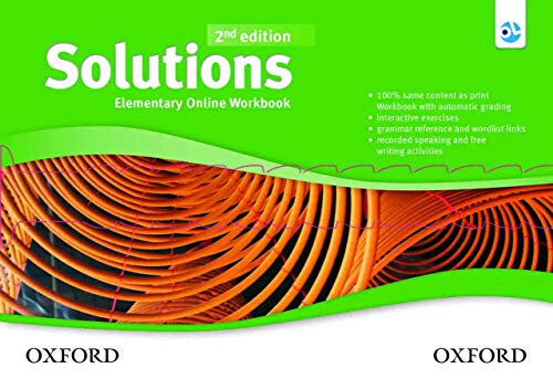 Книга Solutions (2nd edition) Elementary Online Workbook - Card with Access Code - фото №3